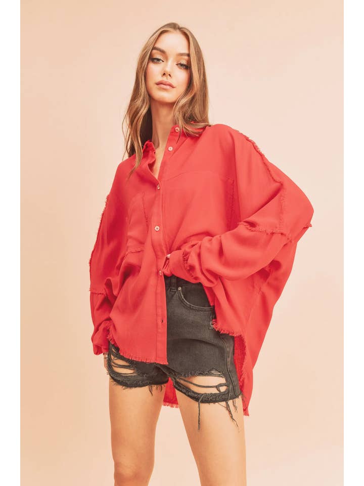 AEMI + CO – Camisa com botões no colarinho – Mulher por atacado – 879AK Camisa Delilah 141