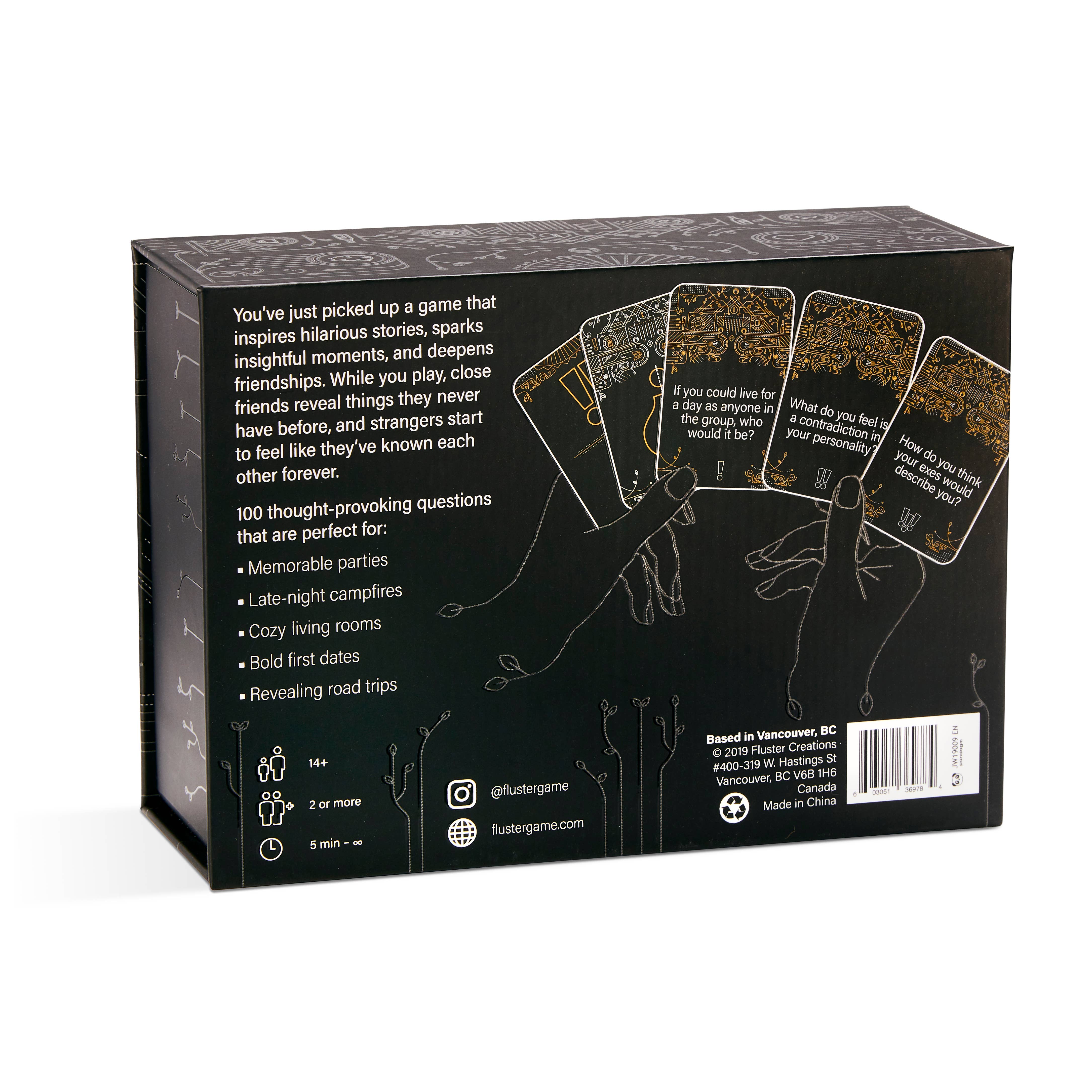 Fluster Creations - Wholesale Card Game - FLUSTER: Conversation Card Game for Deeper Connections15