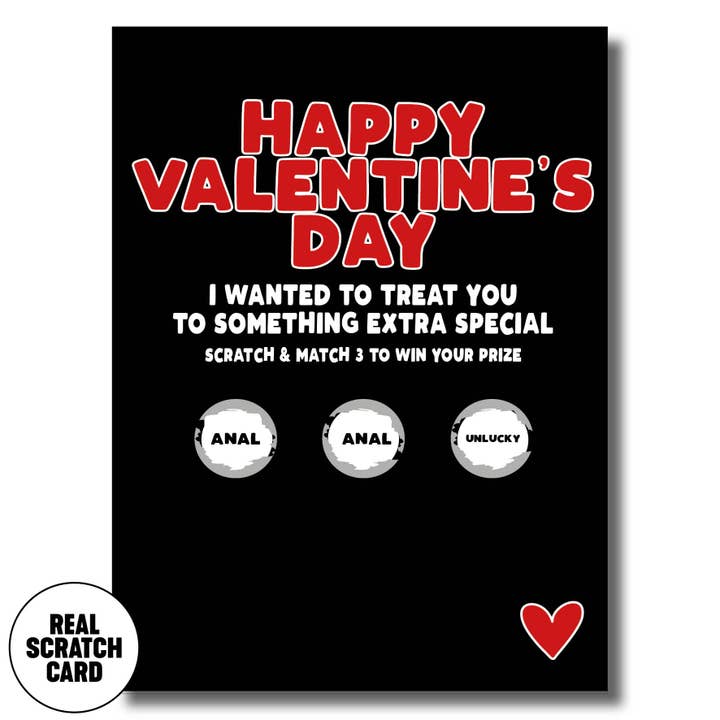 Filthy Sentiments – Engroshandel Valentinsdagskort – Anal Scratch Valentins kort