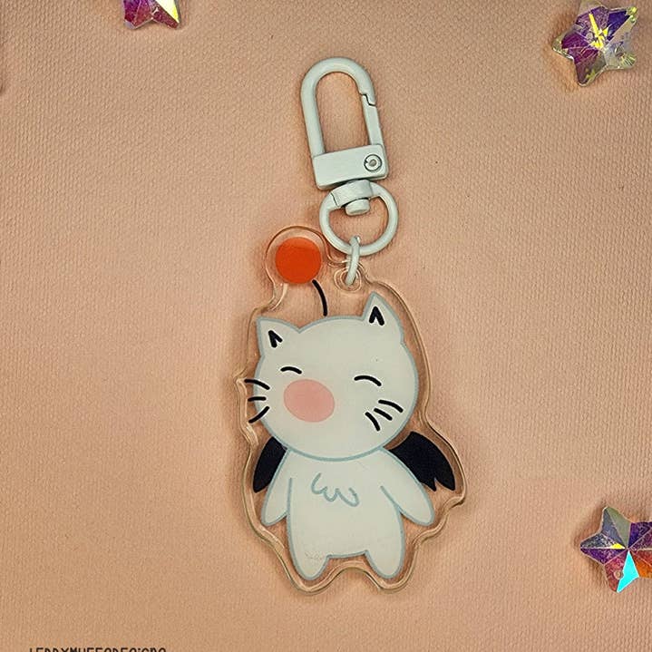 Moogle Keychain for wholesale by Teddymuffs Designs