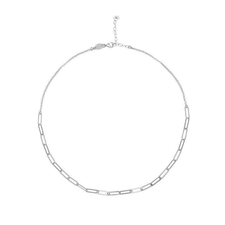 Collier court La Bohème en argent pour la vente par Victoria Cruz