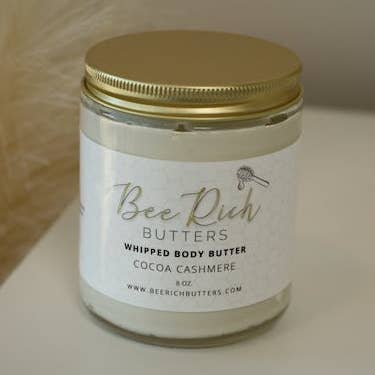 Cocoa Cashmere Body Butter for wholesale by Bee Rich Butters