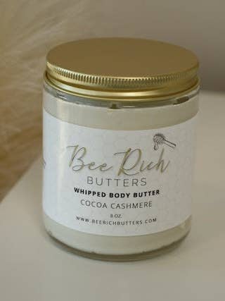 Kakao-Cashmere-Körperbutter für den Großhandel von Bee Rich Butters