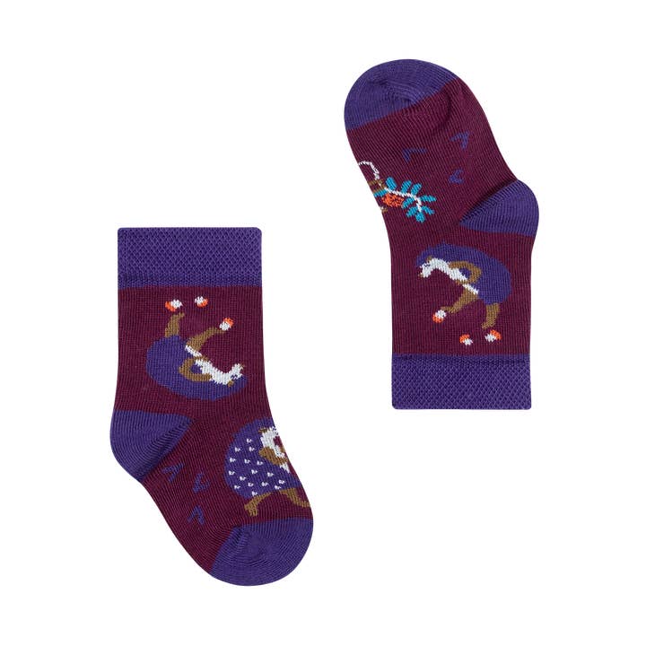 Calcetines para niños con erizos de la colección Forest para venta al por mayor de Faves. Socks&Friends
