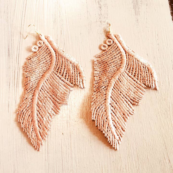 Soft and Sexy Angel Wings Earrings for wholesale by JAG/ged Edge Jewelry
