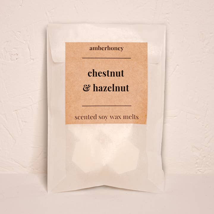 chestnut & hazelnut soy wax melts for wholesale by Amberhoney