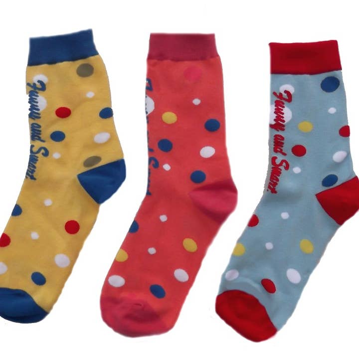 Calcetines para niños divertidos y inteligentes, juego de 3 pares para venta al por mayor de GirlzNDollz