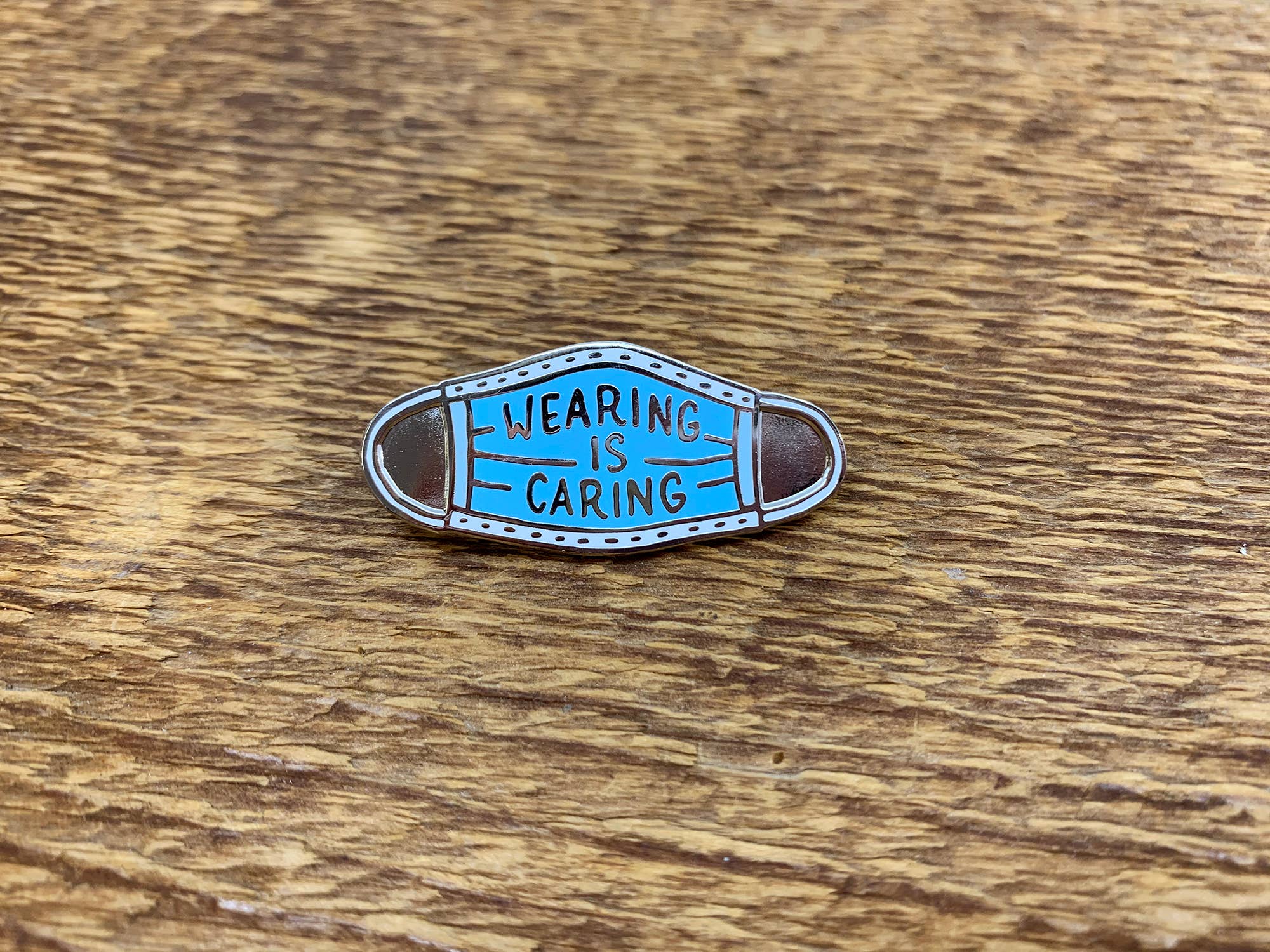 Noteworthy Paper & Press - Wholesale Lapel Pin/Button - Face Mask Enamel Pin1