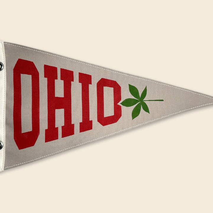 Ohio Block Vintage-Inspired Pennant for wholesale by Wild Northland