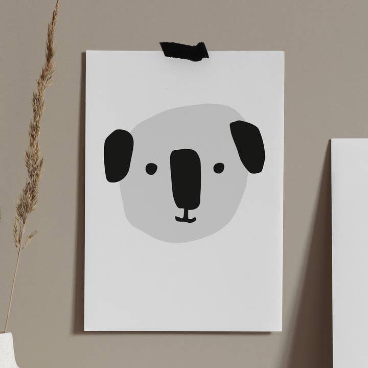 Koala Letterpress-Kunstdruck, A4 für den Großhandel von Hunter Paper Co.
