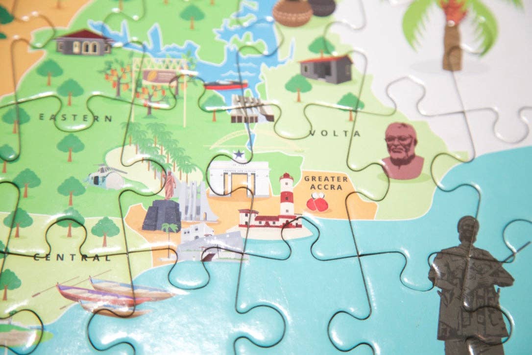 Very Puzzled – wholesale Puzzle – Child – Ghana Map Jigsaw Puzzle4