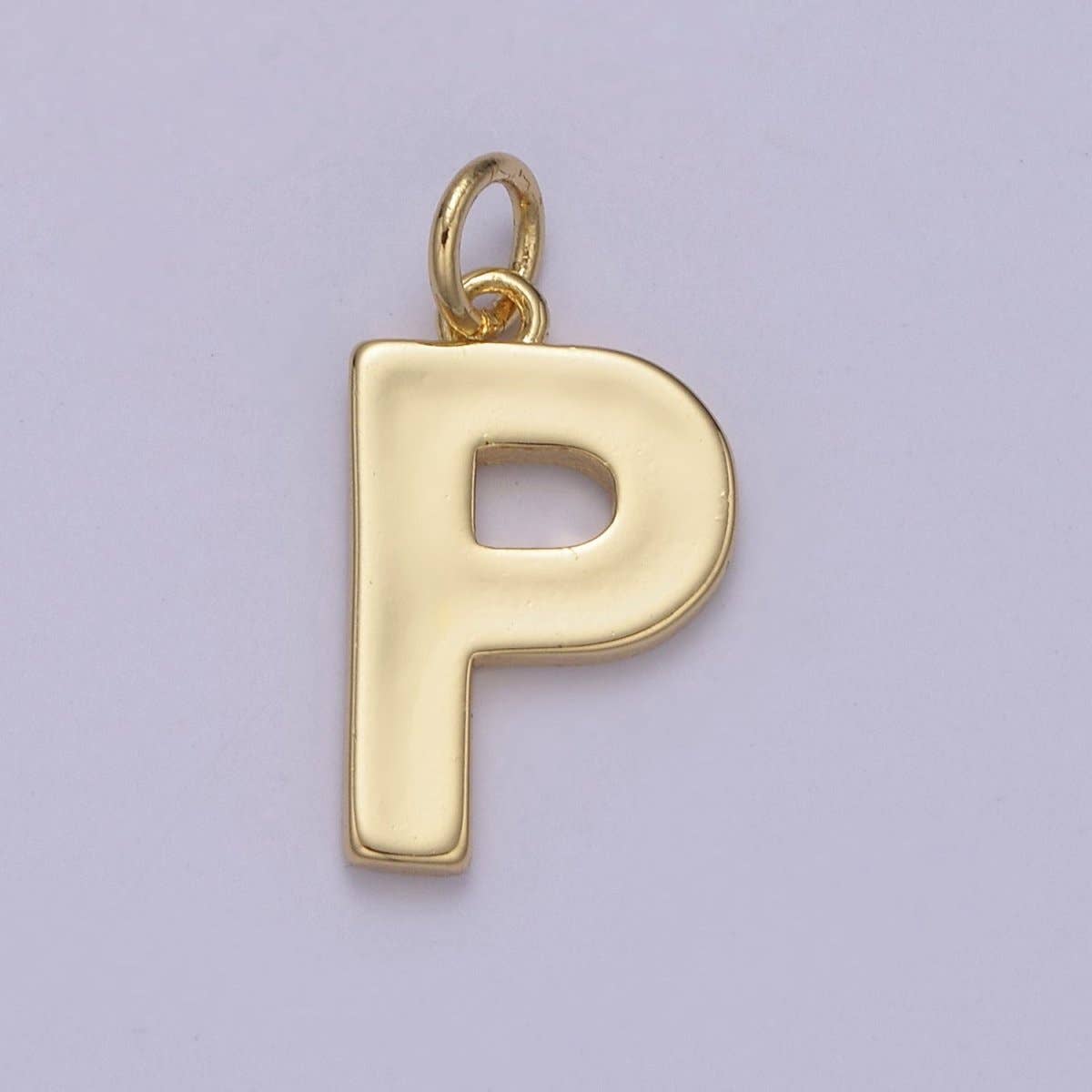 Aim Eternal – wholesale Individual charm/pendant – 14k Gold Filled Minimalist Font Initial Letters Pendant Charm Wholesale Jewelry Supply A-703-A-71515