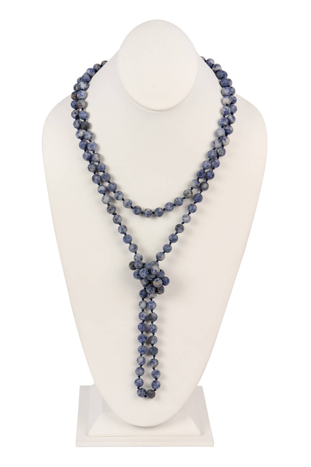 MYS Wholesale Inc - Wholesale Beaded/Pearl Necklace - Natural Stone Hand Knotted Long Necklace5
