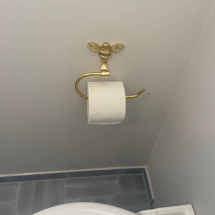 Brass bee - Vendita all'ingrosso Supporti per carta igienica - Portarotolo di carta igienica in ottone5