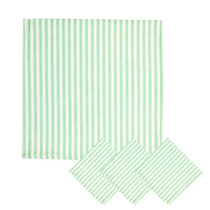 Set of 4 Georgia Seamed Stripe Napkins, Sage and other Purchase wholesale sage green paper napkins. Free returns & net 60 terms on Faire trending on Faire.