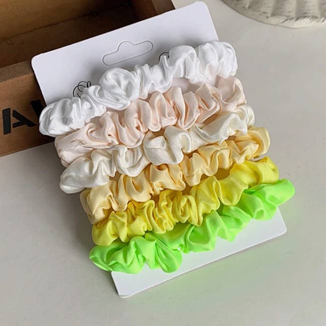 Haarstrik Scrunchie set van 6 voor wholesale door Sansira Jewelry