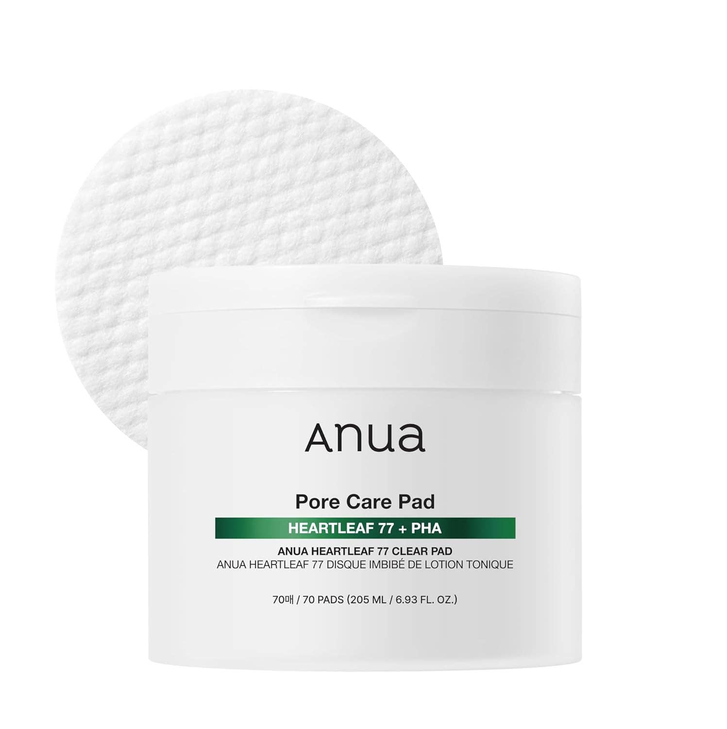 MEHIAZ - Vendita all'ingrosso Tonici viso - ANUA Heartleaf 77 Toner Pads – Esfoliante Delicato, Idratante0