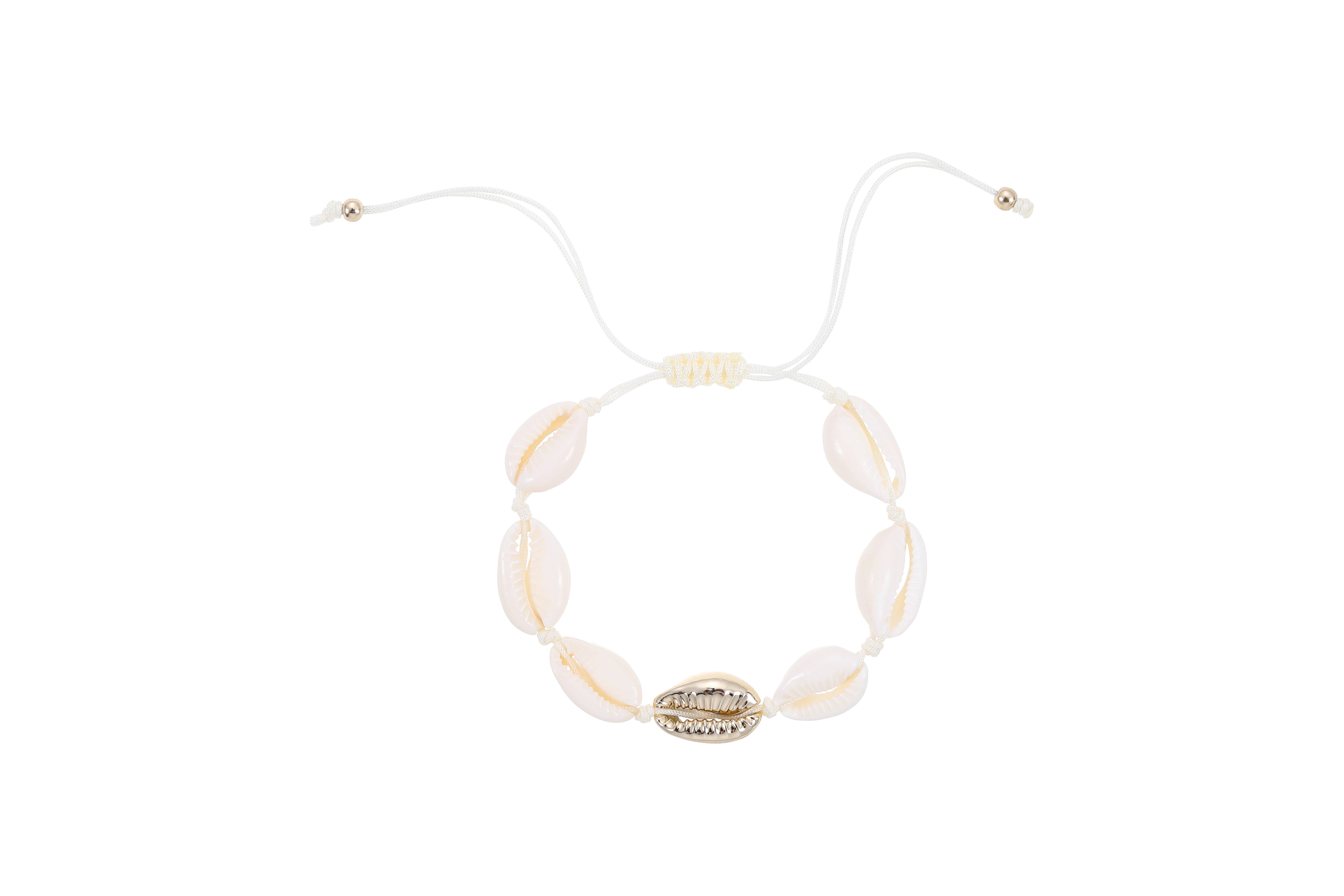 STELLA GREEN - Wholesale Beaded Bracelet - Adjustable Shell Bracelet37