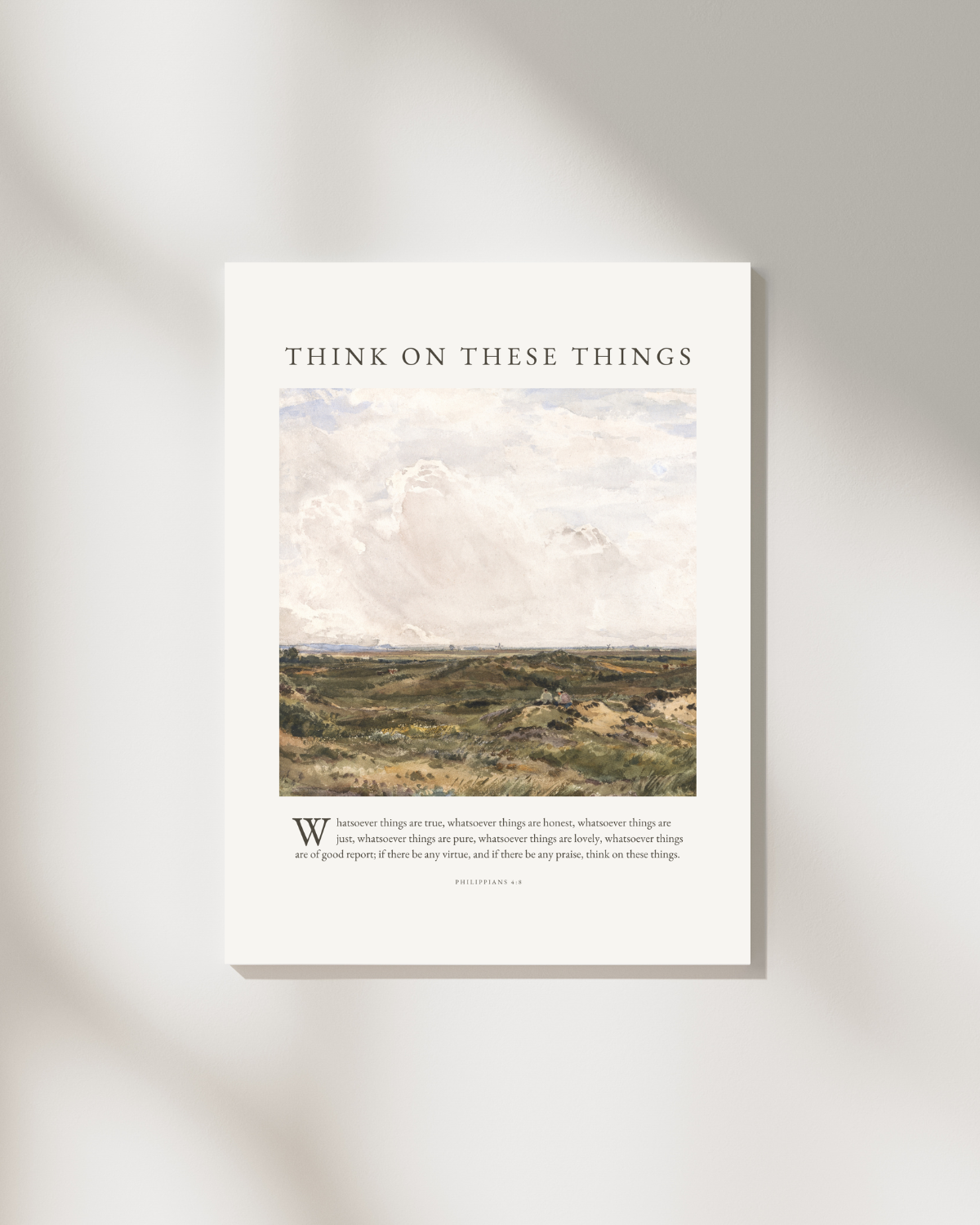 These Stones - Wholesale Art Print - Think On These Things Art Print3