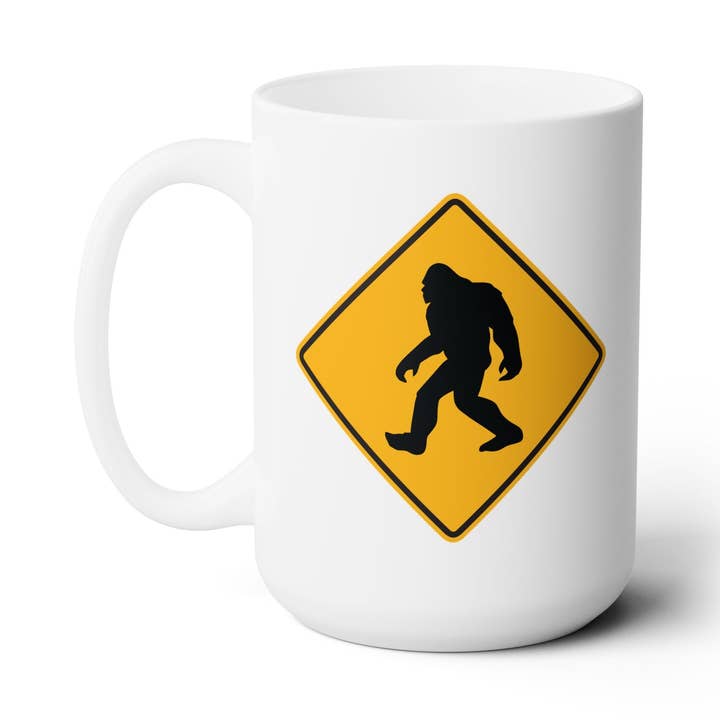 Sasquatch Crossing 15 oz Ceramic Mug for wholesale by The Northwest Store