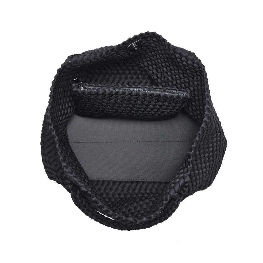 Sol and Selene – Großhandel Tragetasche – Damen – Große gewebte Neopren-Tasche "Sky's The Limit"7