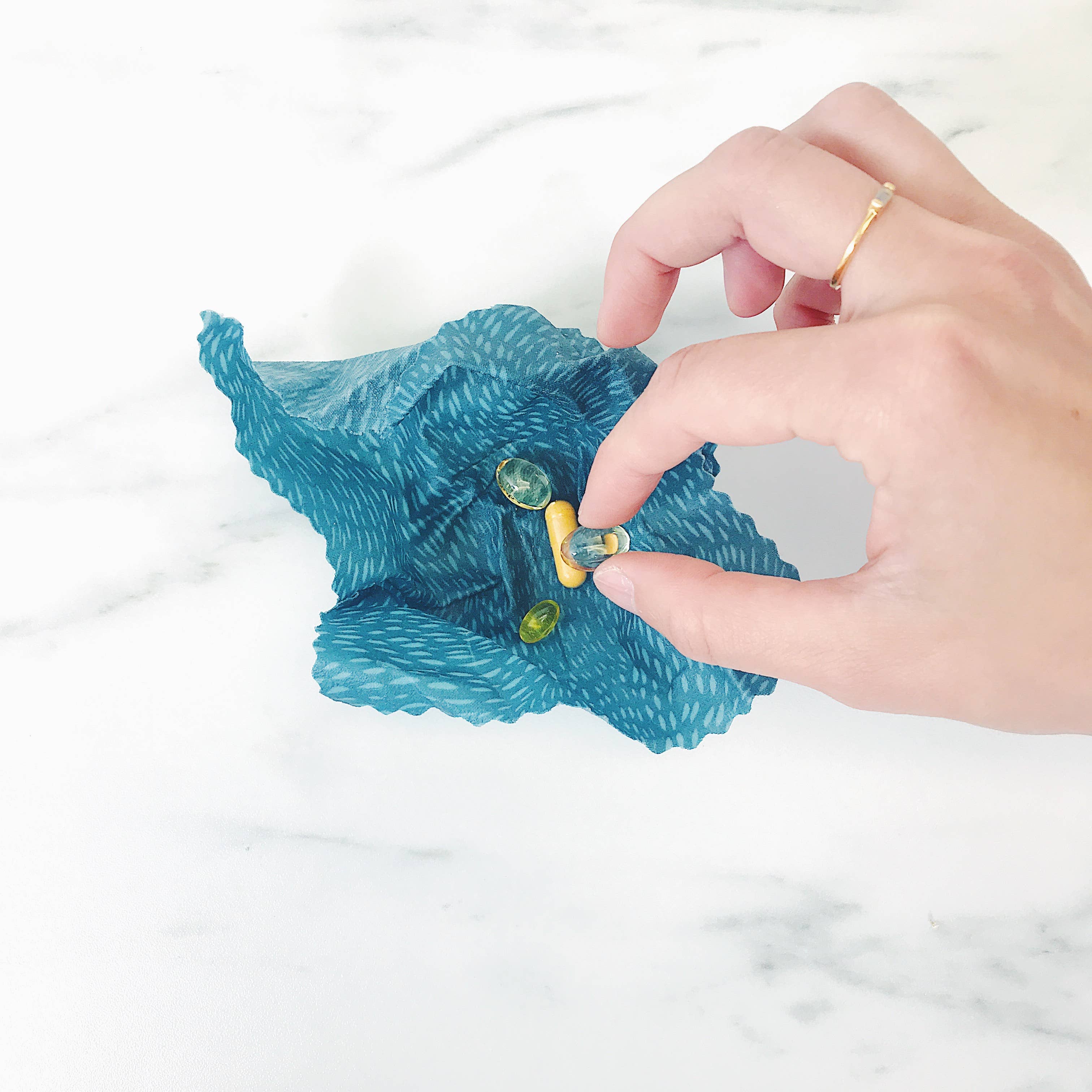 Goldilocks Goods - Vendita all'ingrosso Involucro/sacchetto per alimenti - Involucri alimentari riutilizzabili in cera d'api: Itty Bitty Bundle2