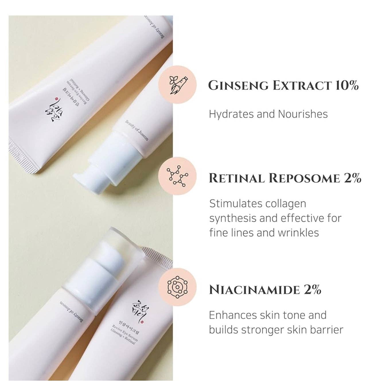Beauty of Joseon, ANUA, COSRX, SKIN1004, Lilyfield - Wholesale Eye Serum - Beauty of Joseon Revive Eye Serum : Ginseng + Retinal 30ml1