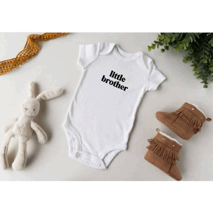 Little Brother Baby Onesie Bodysuit for wholesale by 37 West Co