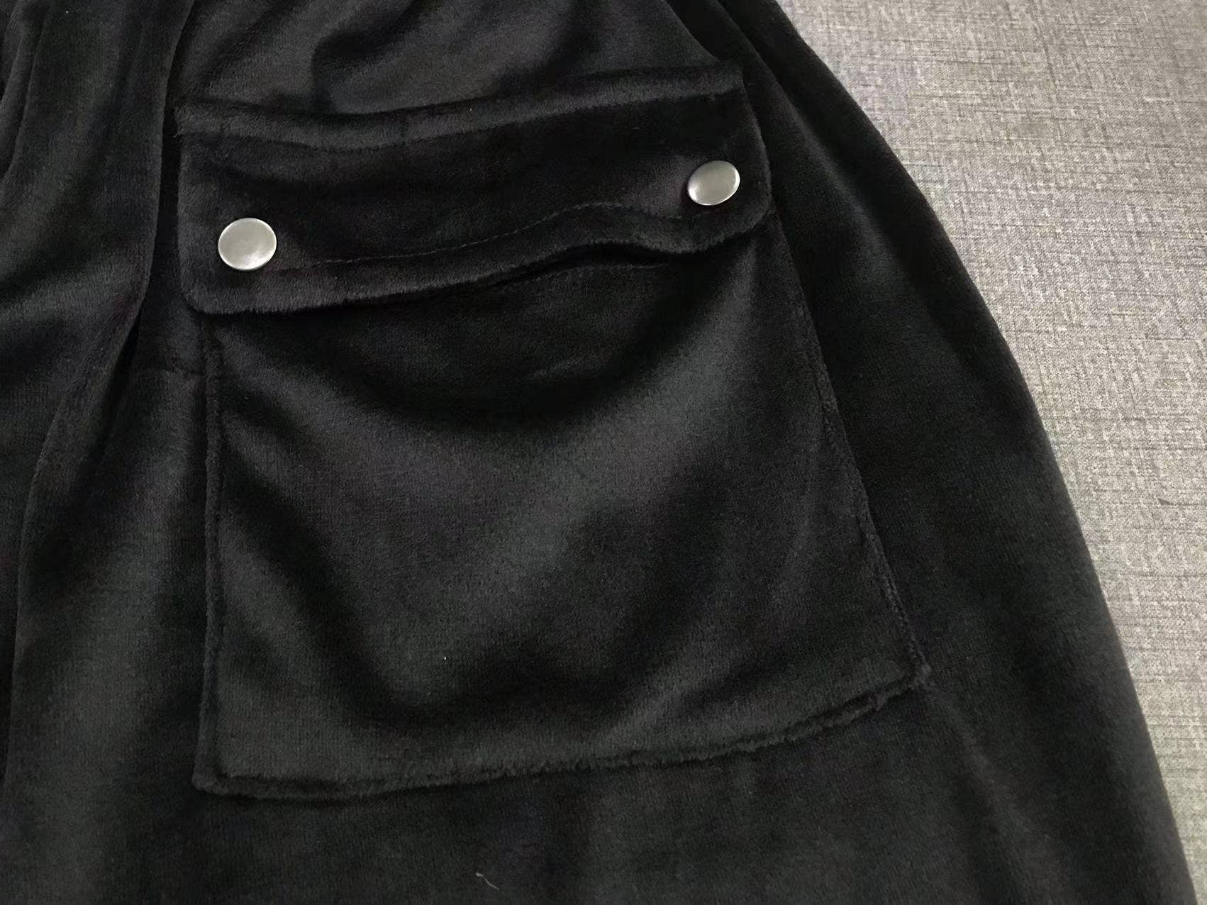 Sweetkama – wholesale Lounge set – Women's – Sweetkama Ladies Zipper Hooded Coat Pockets Pants Velvet Set5