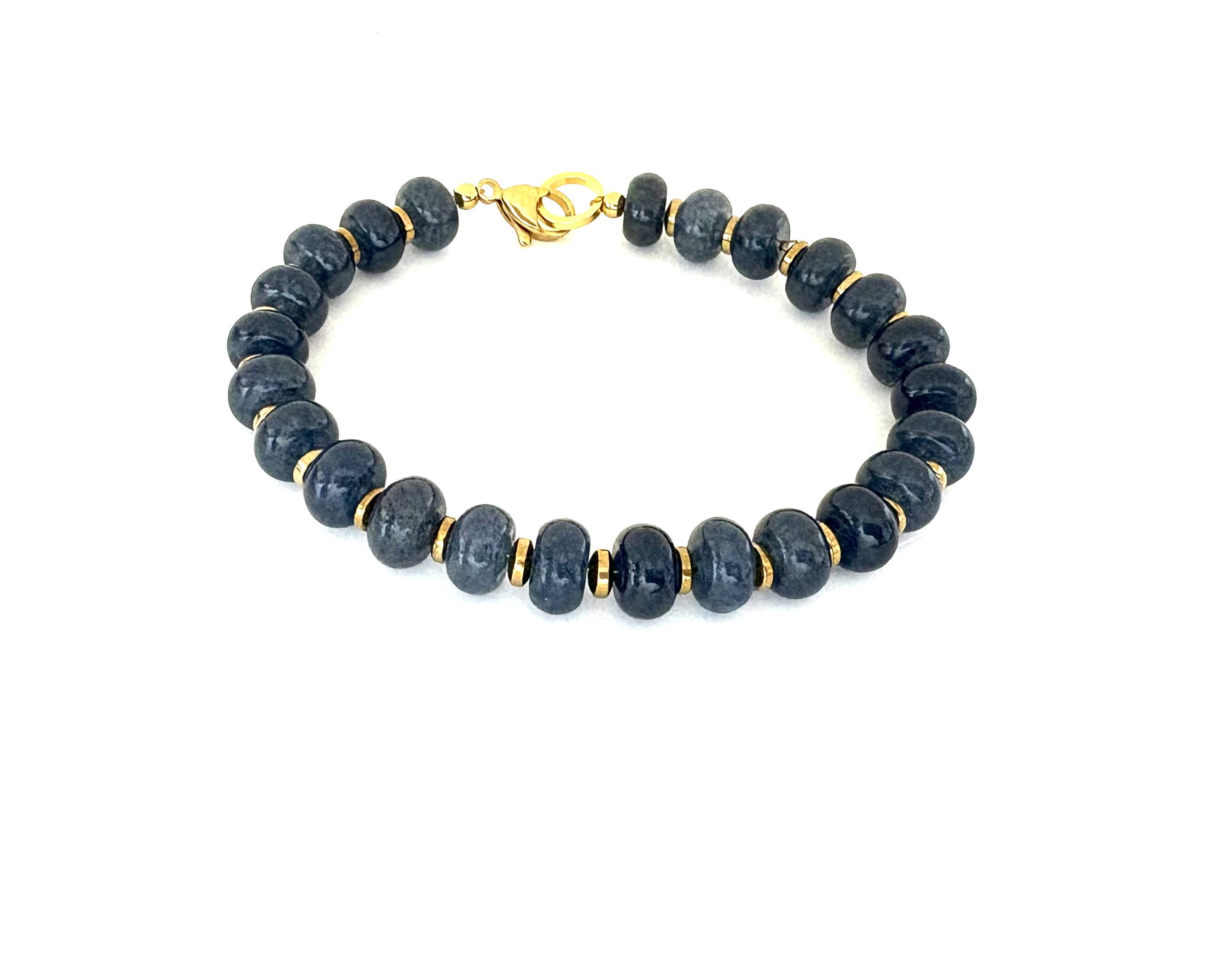 Chic Le Freak - Wholesale Beaded Bracelet - Natural stone bracelet petrol0