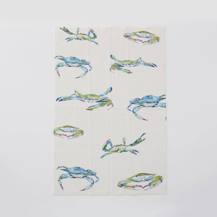 Tea Towel - Bay Blues for wholesale by Kim Hovell Art