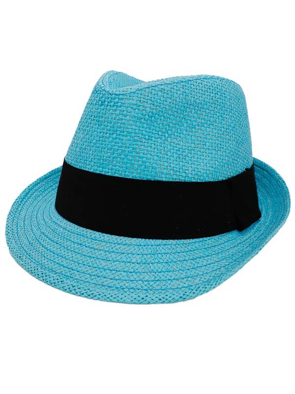 Stoere zwarte Grosgrain-band op klassieke Fedora voor wholesale door Cap Zone