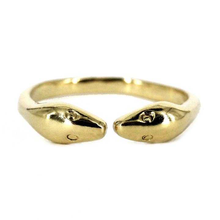 2 Headed Snake Ring for wholesale by Julie Nolan