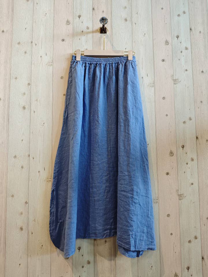 Linen & More - Wholesale Skirt - Women's - REF 1369 100% LINEN SKIRT