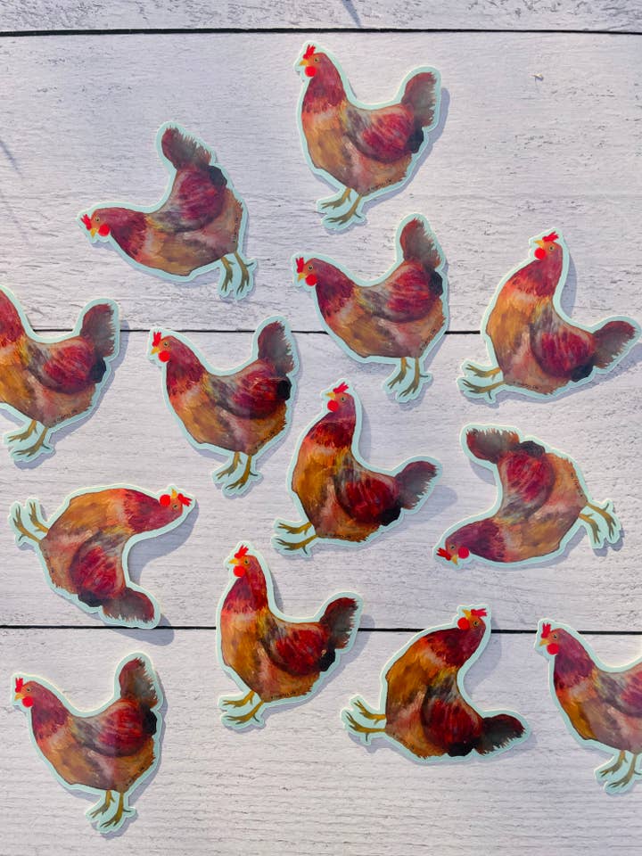 Chicken Sticker for wholesale by A Quartzy Life