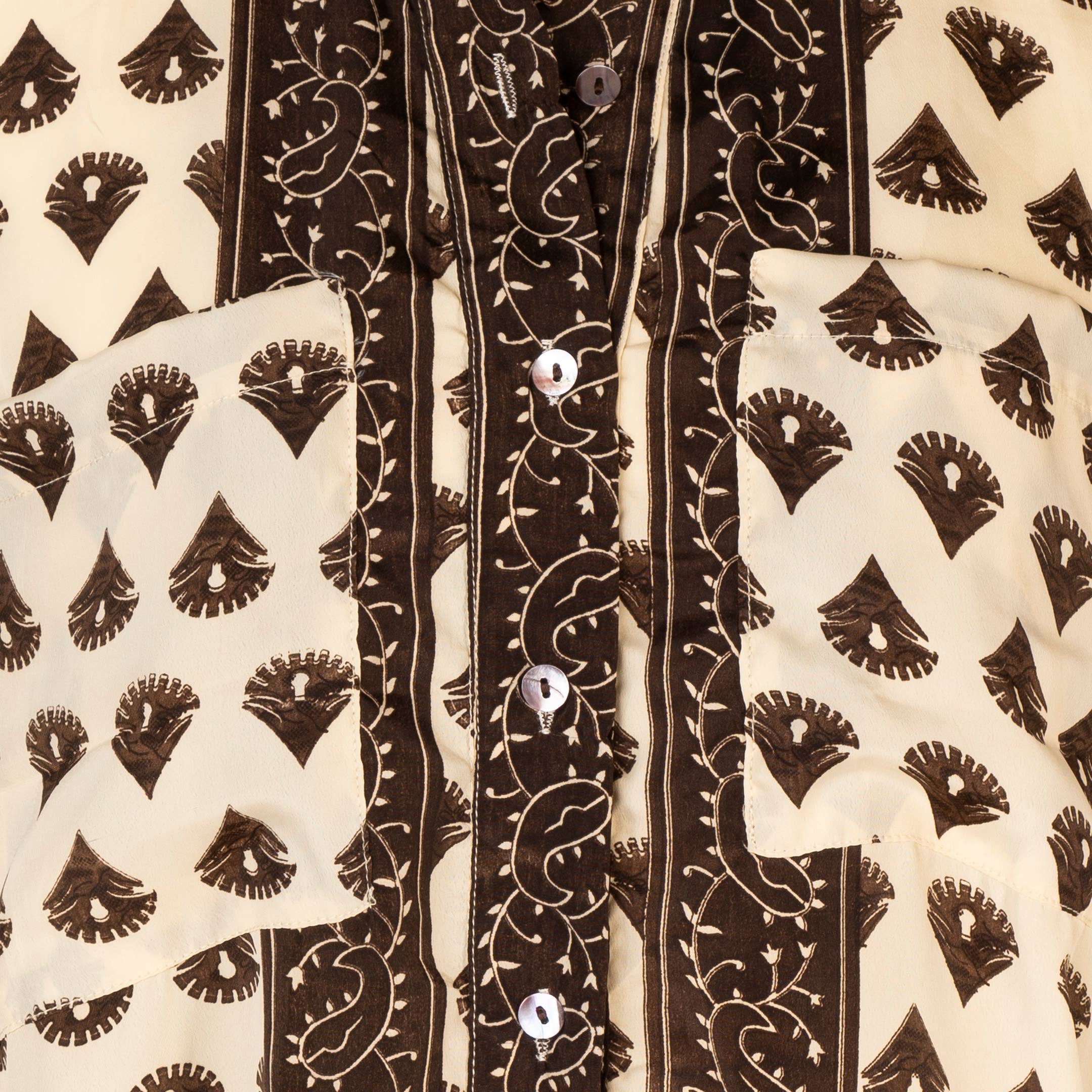 Arena Formentera – wholesale Tröja med knappar – Dam – Bohemisk blus med knäppt krage och fickor5