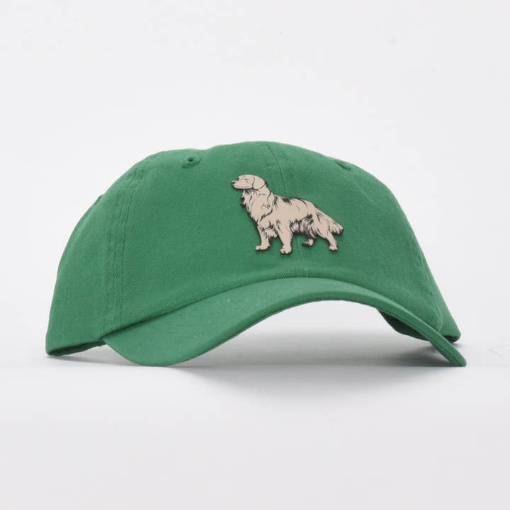 Golden Retriever Leather Patch Hat for wholesale by Classic State