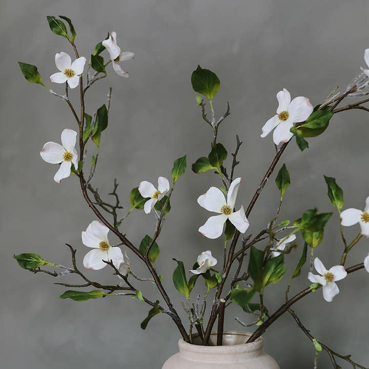 Prestige Botanicals - Wholesale Artificial Flowers - Artificial Dogwood Branch 41"