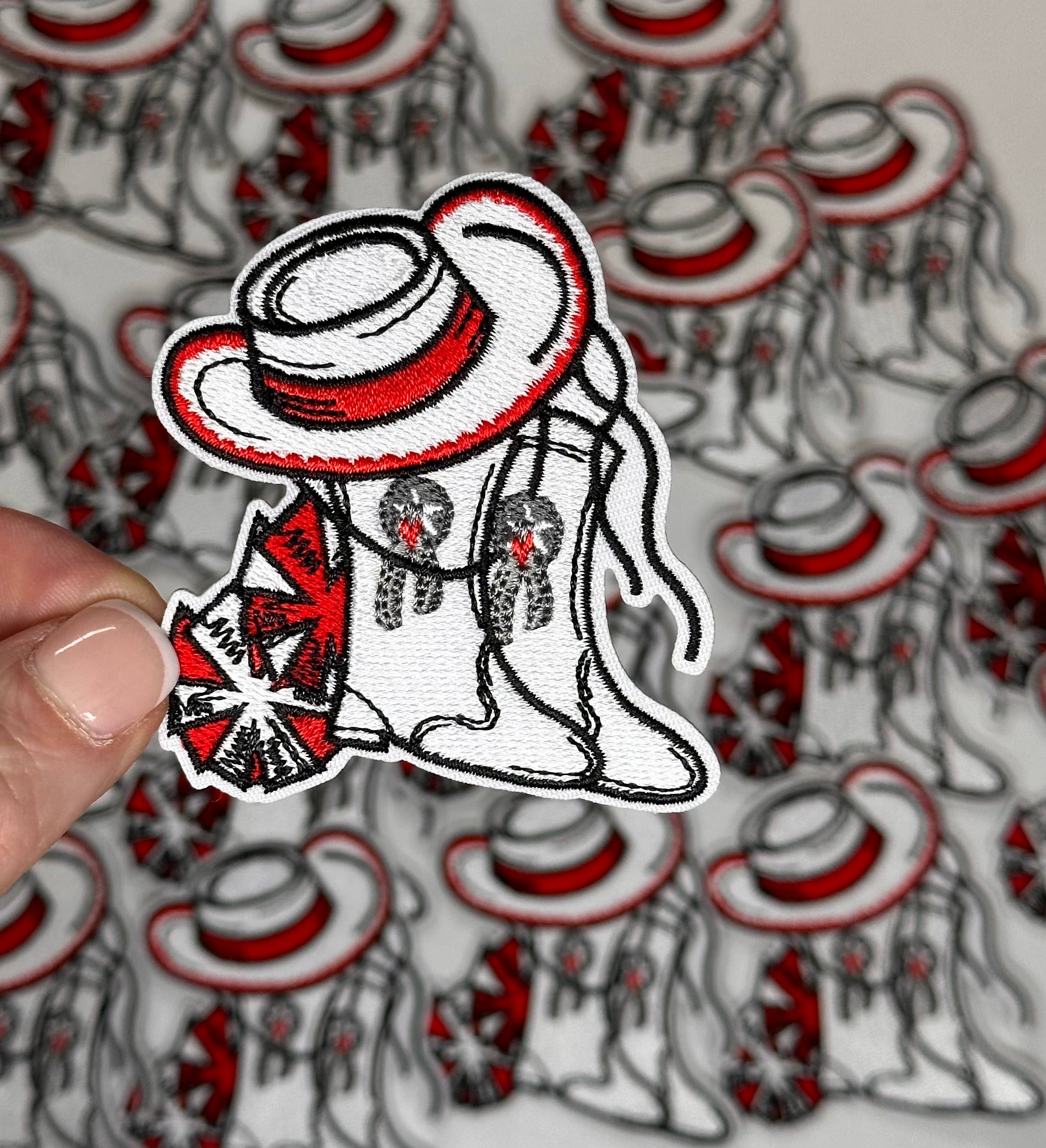 Aloe and Milk Boutique – Engroshandel Patch – Drill Dance Hat/-støvle, kickline patch, drille teampatch9