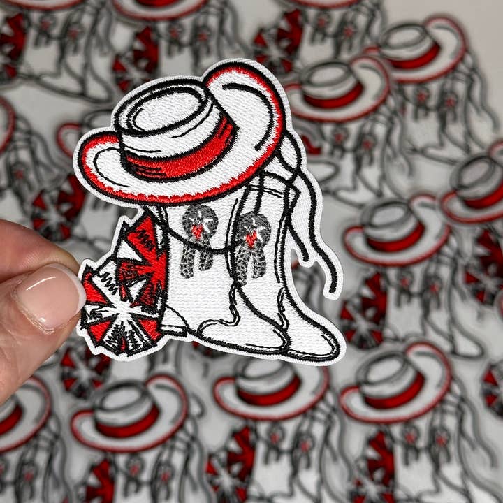 Aloe and Milk Boutique – Engroshandel Patch – Drill Dance Hat/-støvle, kickline patch, drille teampatch9