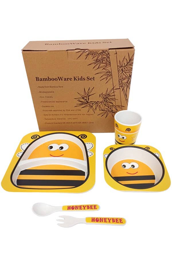 Cap Zone - Wholesale Dinnerware Set - Kids & Baby - Bamboo Children's Dinnerware & Cutlery Set Collection0