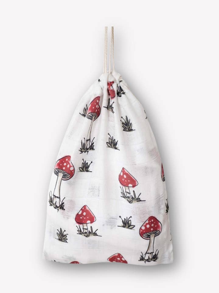 Tissu en mousseline de coton biologique 60x60cm • crapaud • lot de 2 pour la vente par hutch&putch