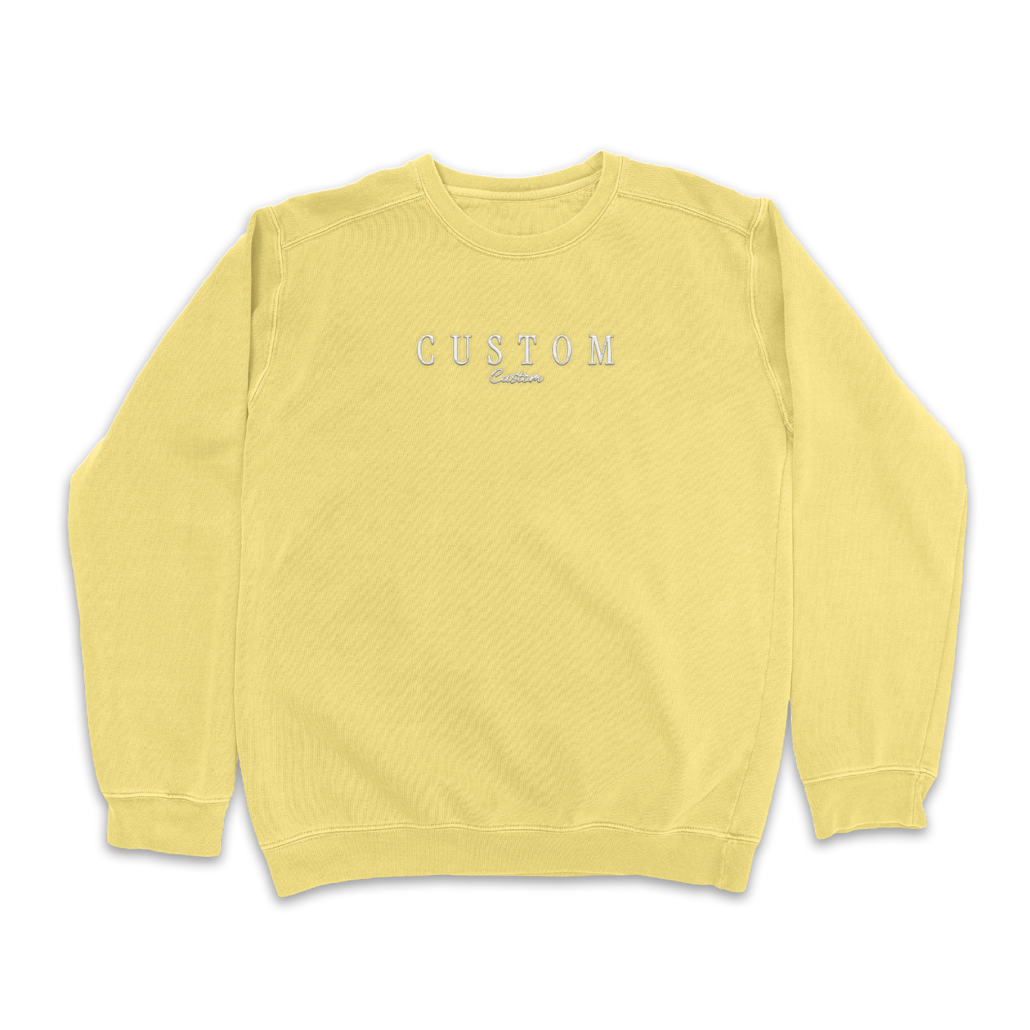 Island View Outfitters - Vendita all'ingrosso Felpa - Unisex - *PERSONALIZZATO* Girocollo Ricamato Wave Wash0