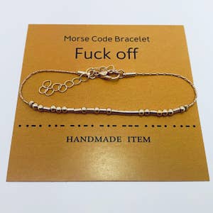 Wholesale Crafans DIY Morse Code Message Bracelet Making Kit 