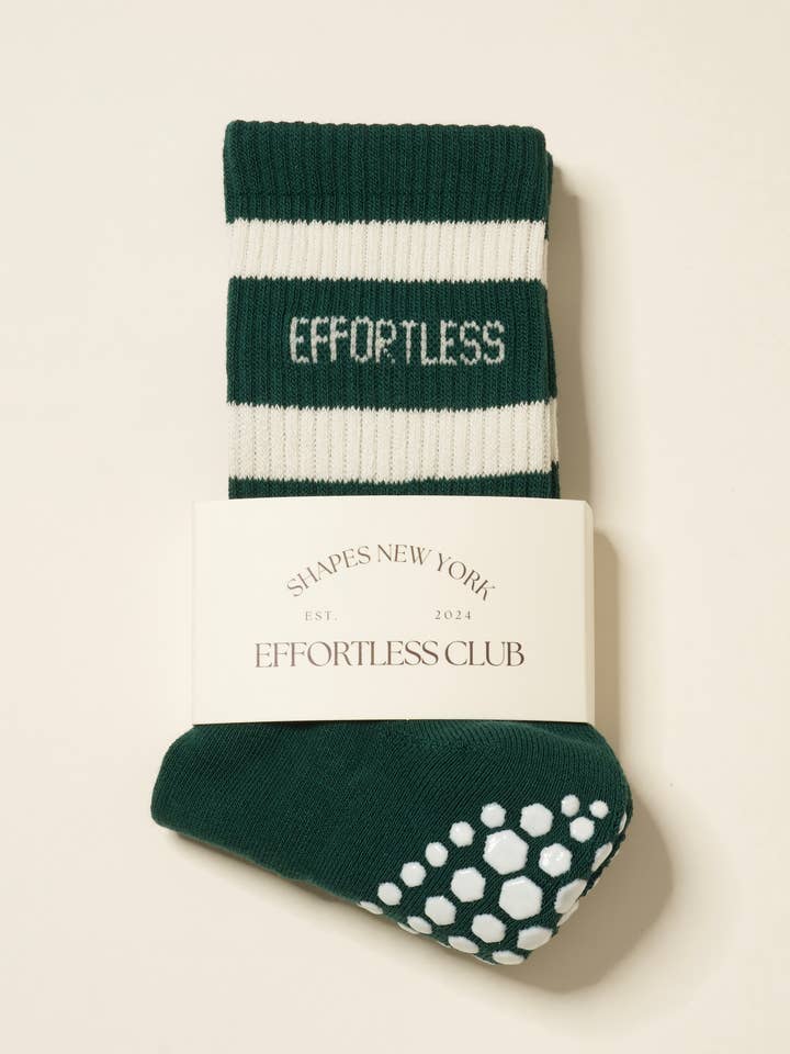 😌 Müheloser Club Signature Grip Sock, Pilates-Socken für den Großhandel von Effortless Club