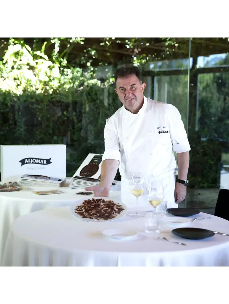 Jamones Aljomar - Vente Jambon - Coffret Jambon Ibérique de Campo 75 % découpé au couteau1