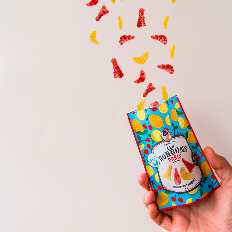 TASTY FRANCE – wholesale Gummy – ORGANIC CANDIES PARIS 80g2