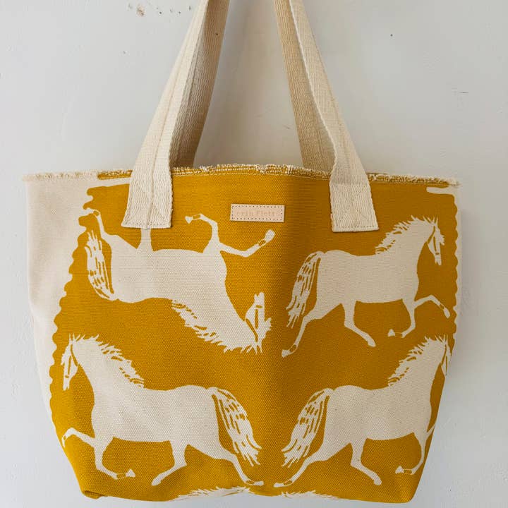 Yellow Meghan Tote – Lorton Trot for wholesale on Faire