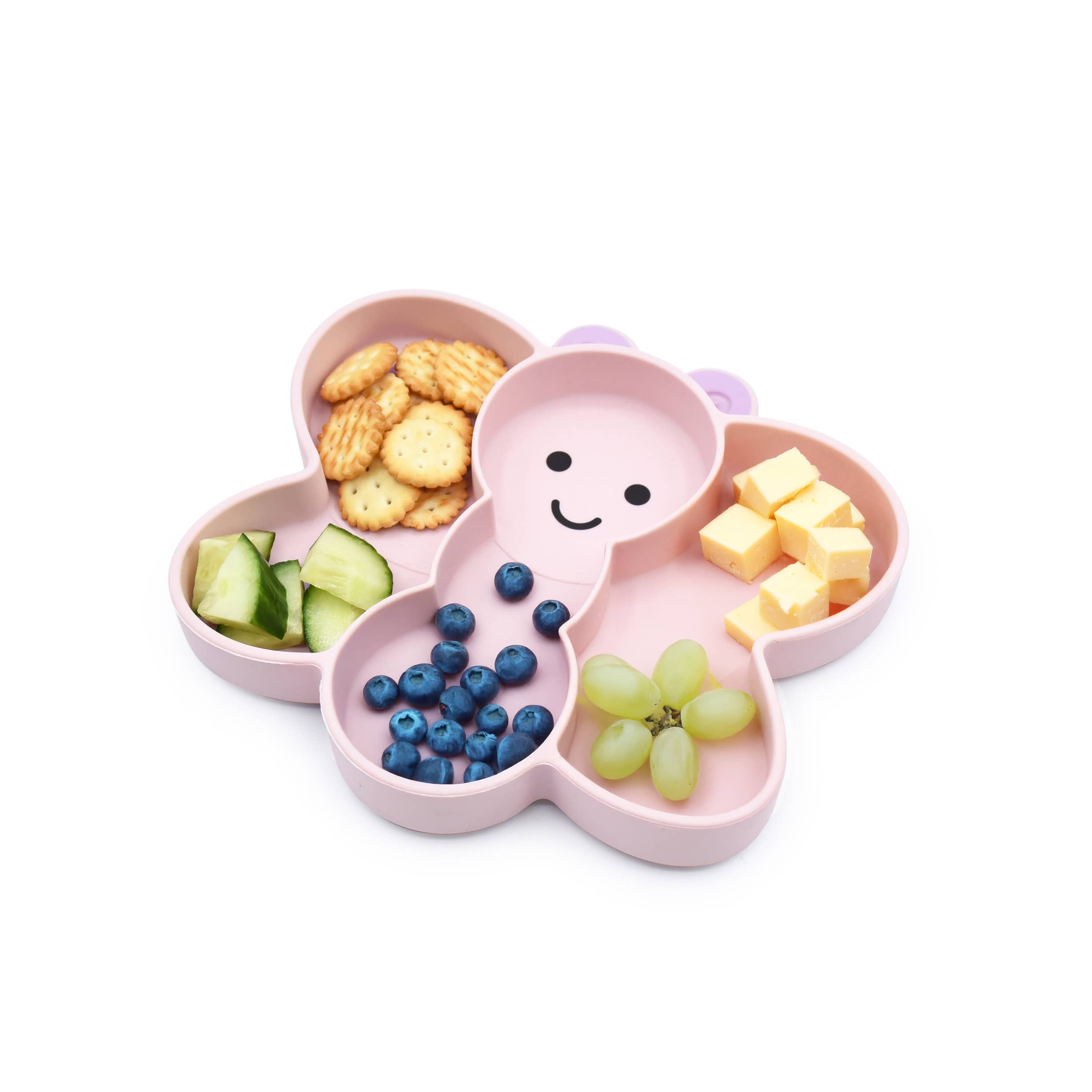 melii - Vente Assiette – enfant et bébé - Assiette à ventouse divisée en silicone16
