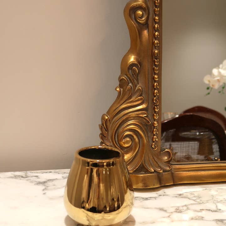 VIVIENCE - Wholesale Vase - Polished Gold Bud Vase
